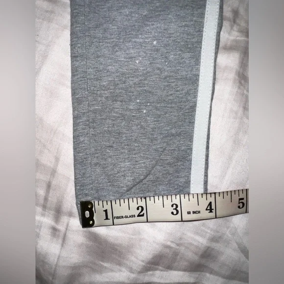 Adidas Gray Trefoil Logo Leggings Size S - Picture 6 of 7